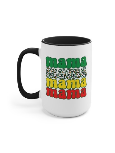 "Mama Mama Mama" - Two-Tone Coffee Mug 15oz